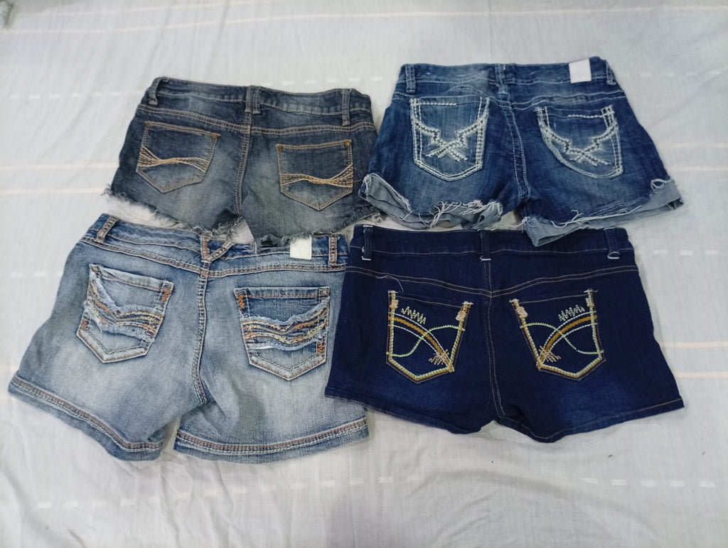 CR10638 Y2K Mini Denim Shorts