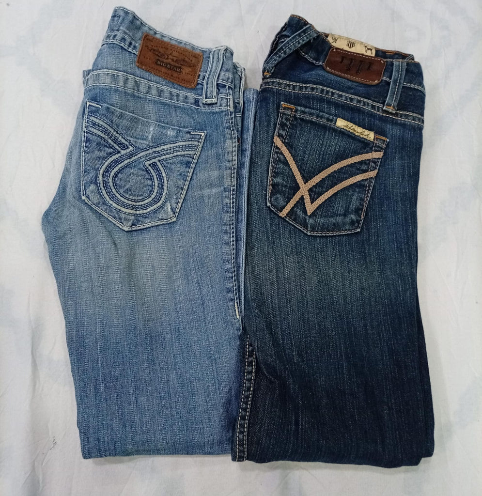 CR9841 Y2K Flare & Straight Jeans