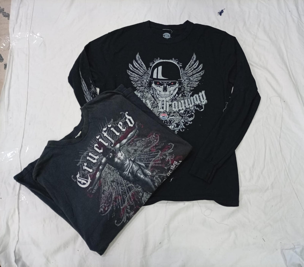 CR10293 Vintage Skull T-Shirts