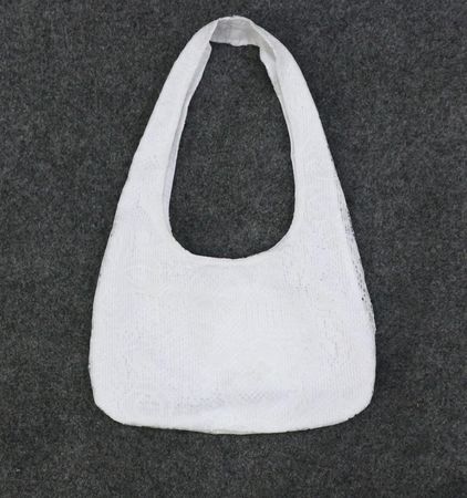 CR2093 Upcycled Lace Shoulder Bag