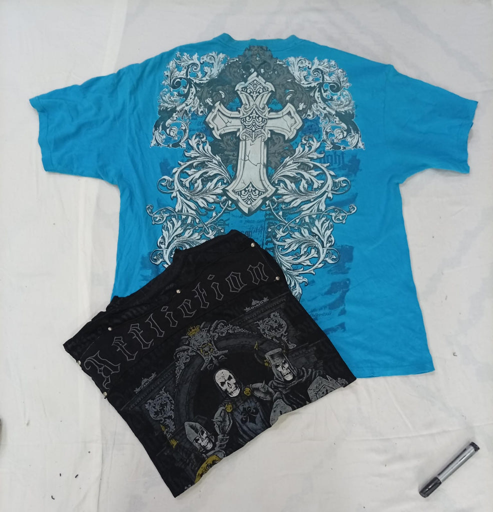 CR9504 Vintage Skull T-Shirts