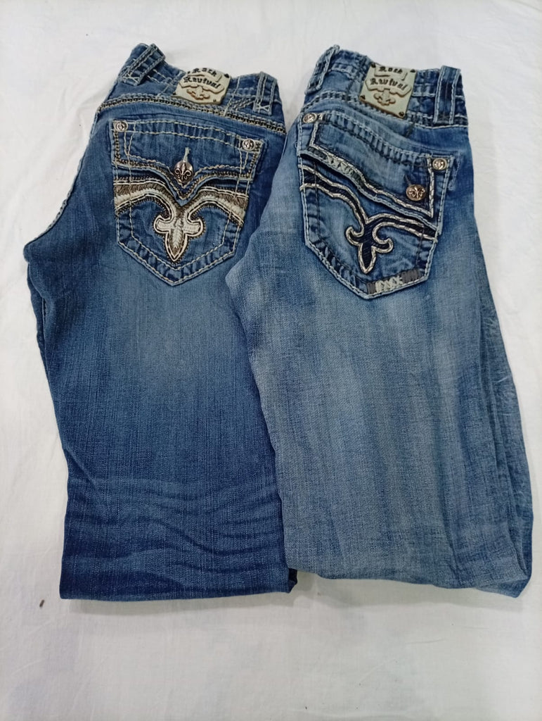 CR10125 Vintage Rock Revival Men’s Jeans