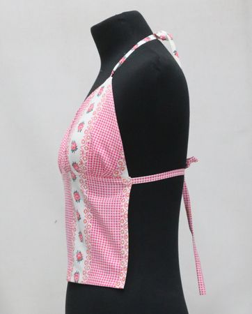 CR2133 Upcycled Halter Top