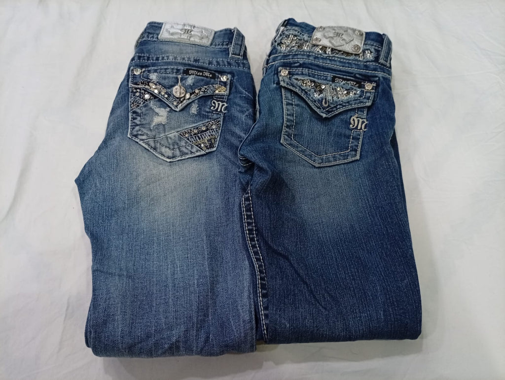 CR10353 Vintage Miss Me Flare Jeans