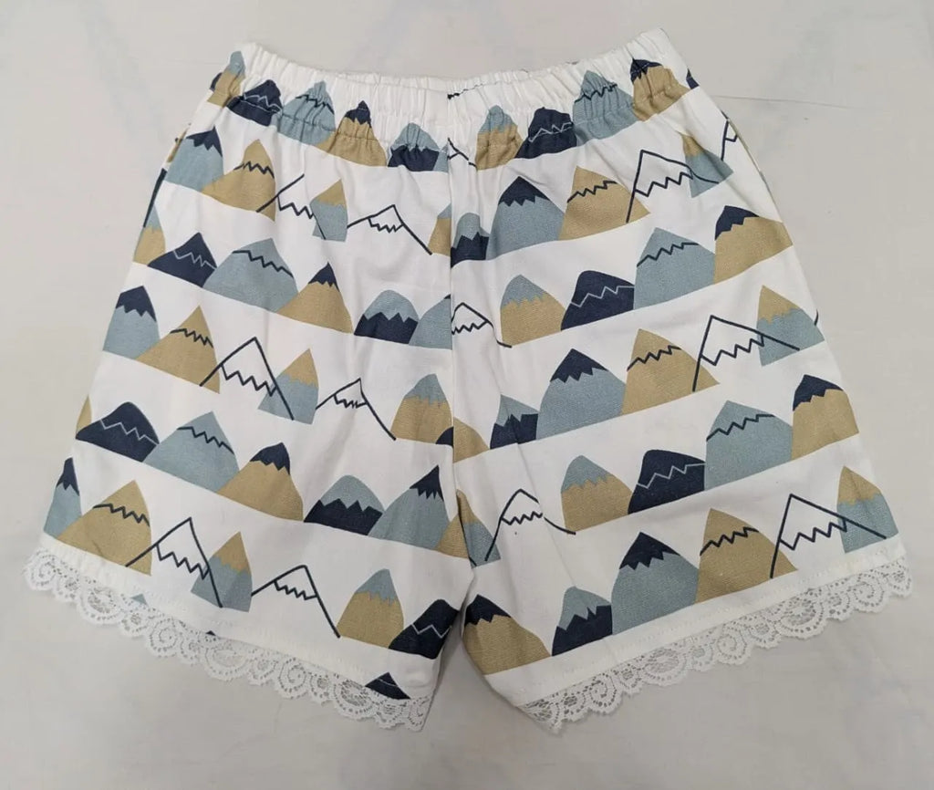 CR1629 UPCYCLED PRINTED LOUNGE SHORTS