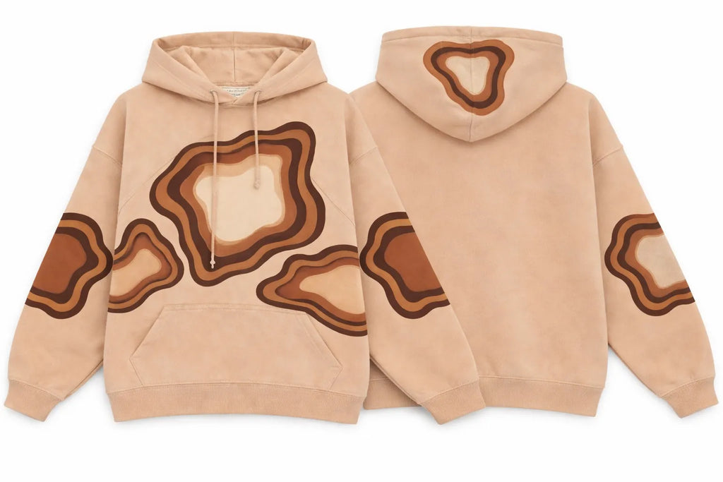 CR1461 Upcycled Graphic Hoodie