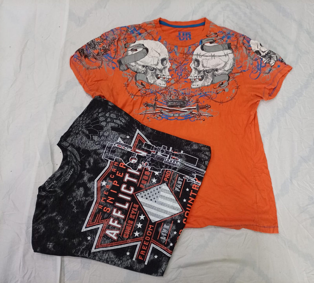 CR9782 Vintage Skull T-Shirts