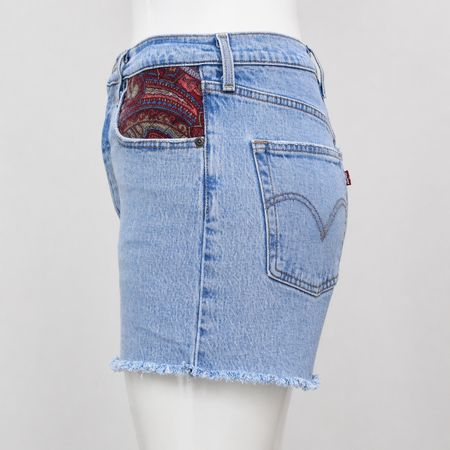 CR2101 Upcycled Denim Shorts