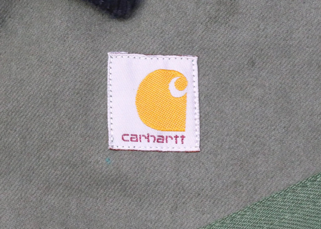 CR1486 Upcycled cropped workwear jacket