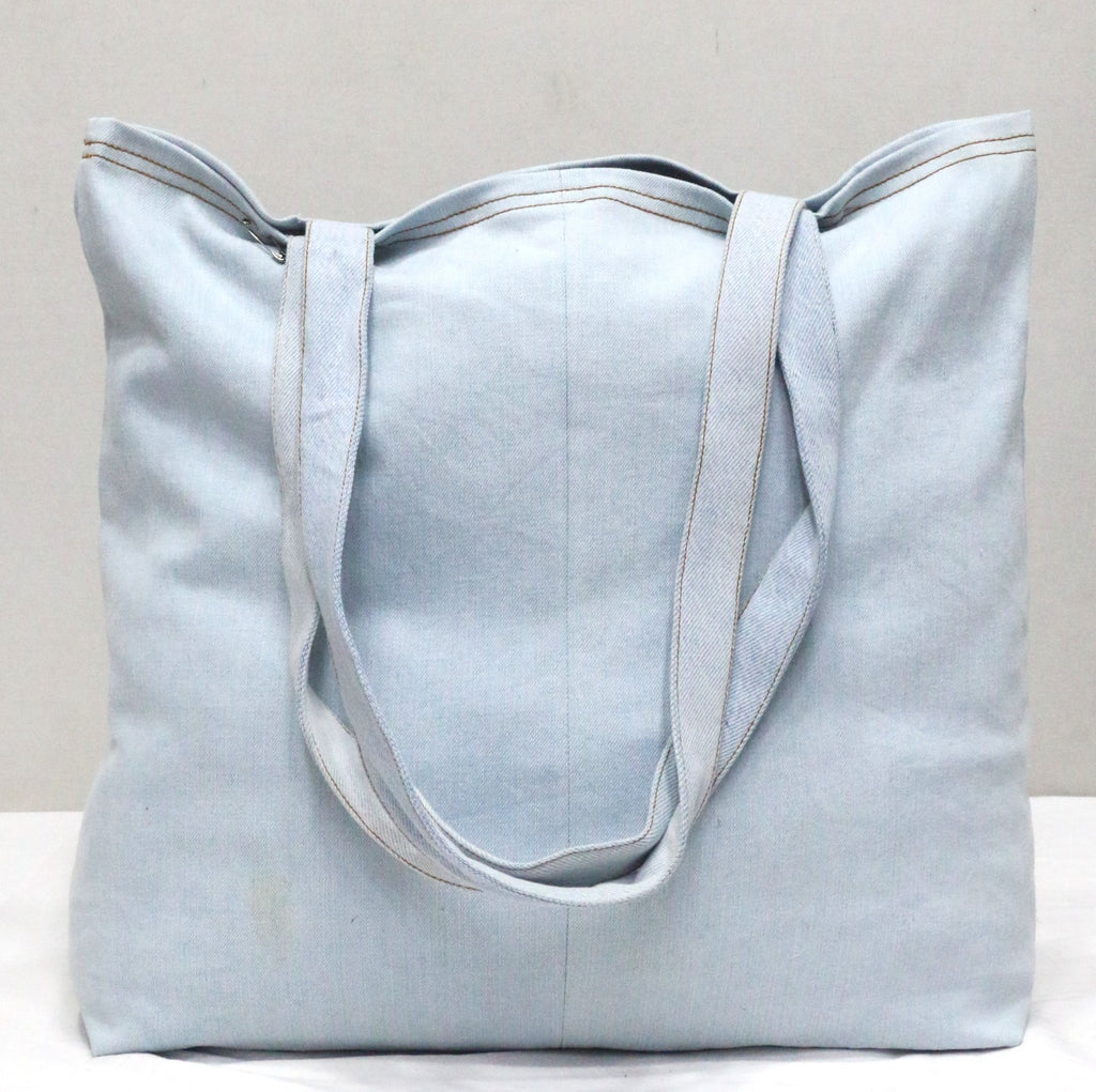 CR1874 UPCYCLED DENIM TOTE BAG