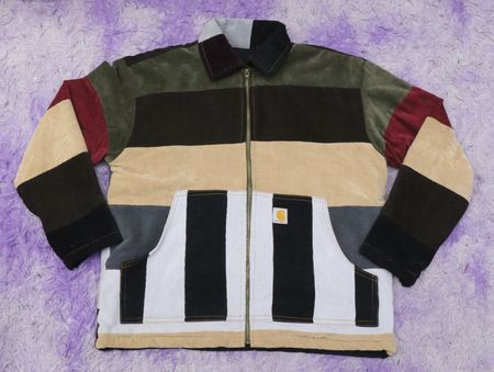 CR2128 Upcycled Panel Work Jacket