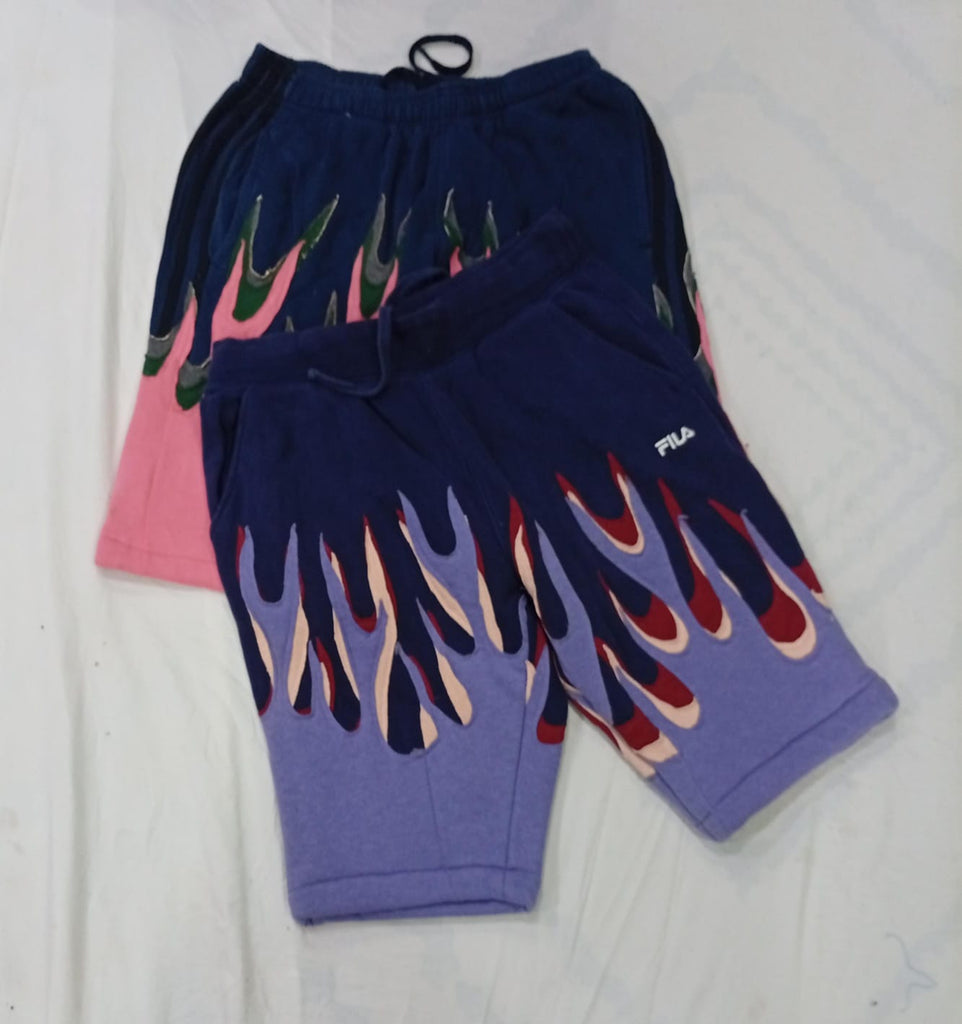 CR9185 UPCYCLED MIX BRANDED SHORTS