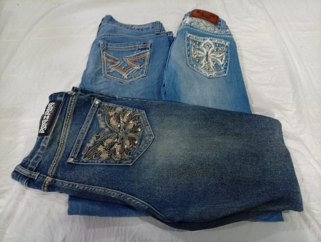 CR10829 Y2K Flare Jeans