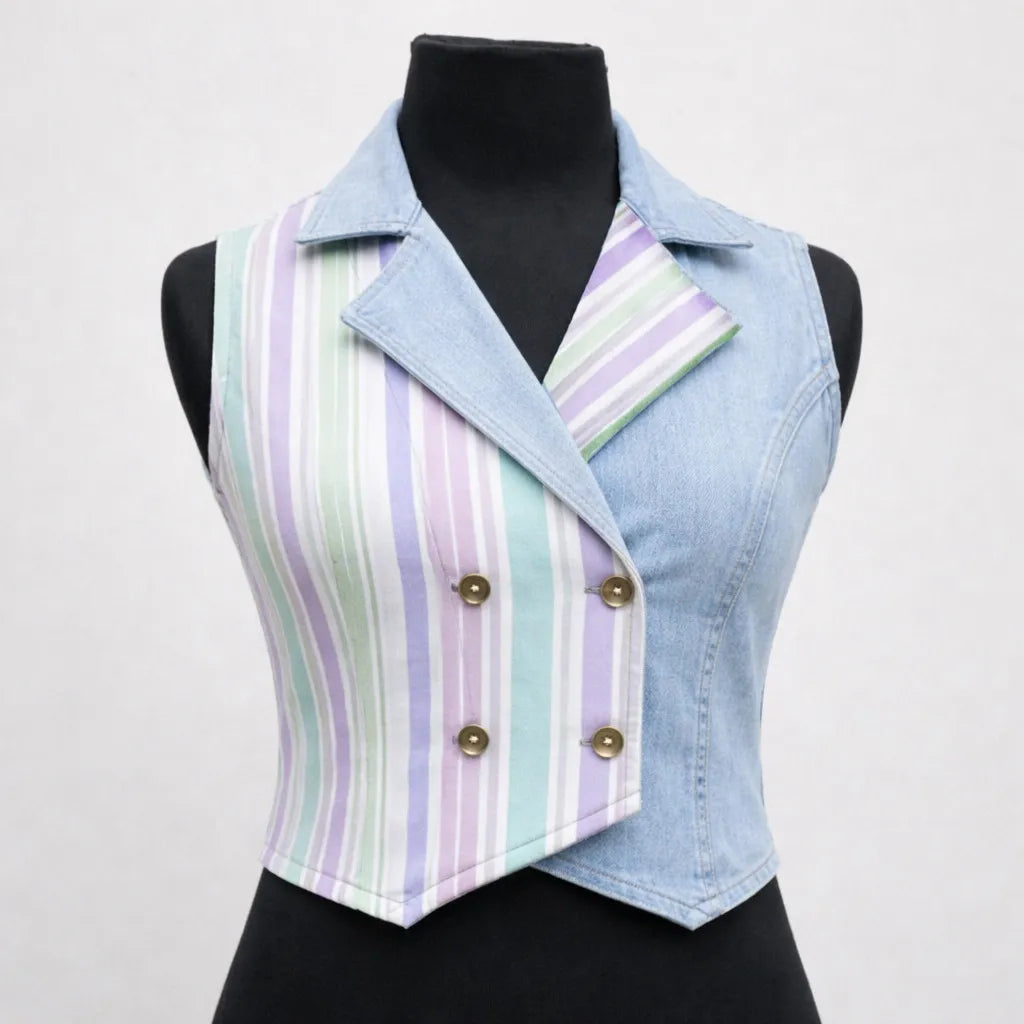 CR1477 Upcycled Vest Top