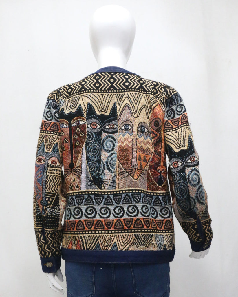 CR1875 Upcycled Tapestry Jacket