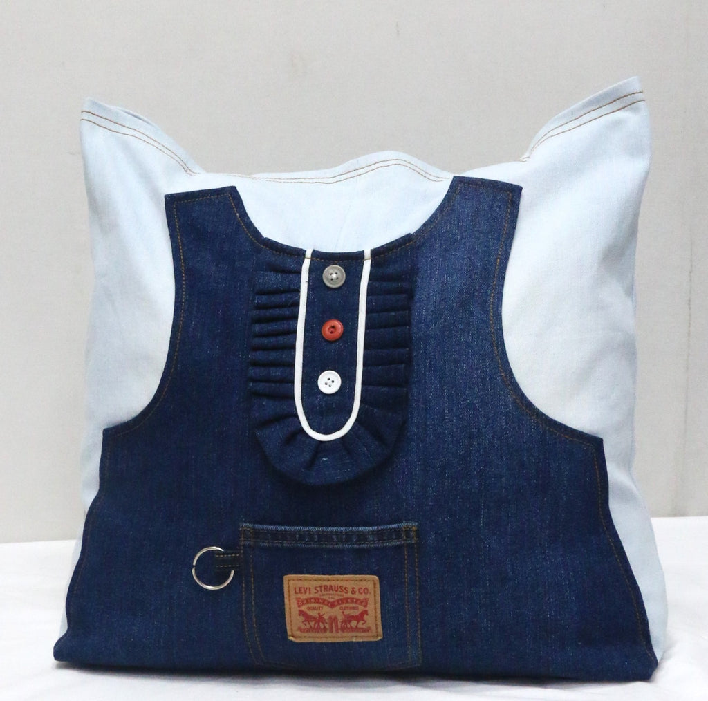 CR1874 UPCYCLED DENIM TOTE BAG