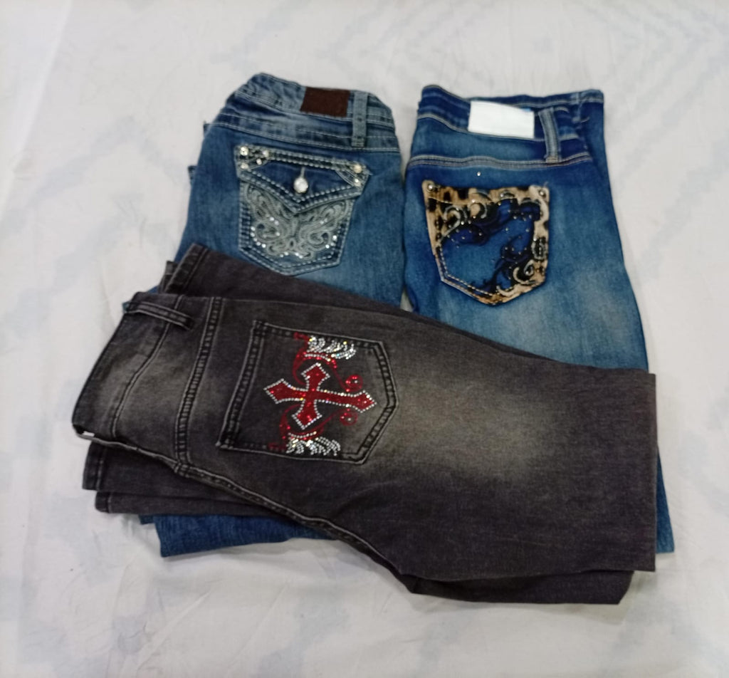 CR9848 Y2K Flare & Straight Jeans