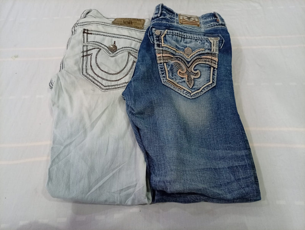 CR10558 Vintage Rock Revival and True Religion Men’s Jeans