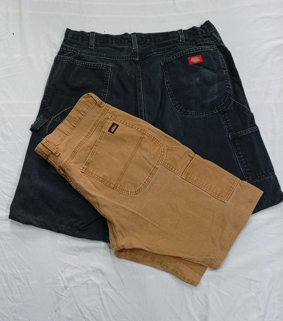 CR10996 Upcycled Dickies Double-Knee Shorts