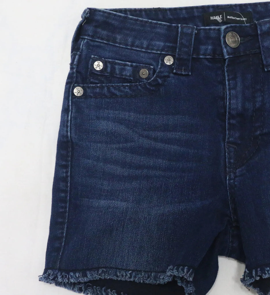 CR1674 UPCYCLED DENIM CUT-OFF SHORTS
