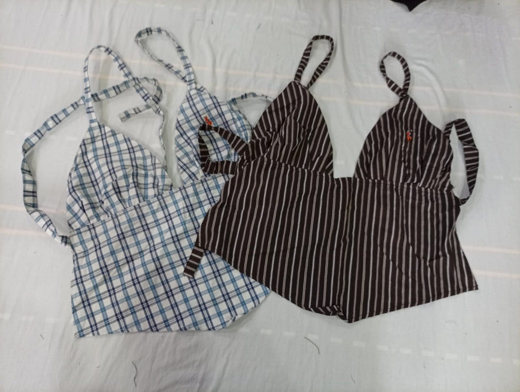 CR10557 Upcycled Polo Tops