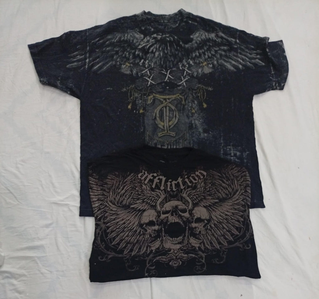 CR9161 VINTAGE SKULL T-SHIRTS