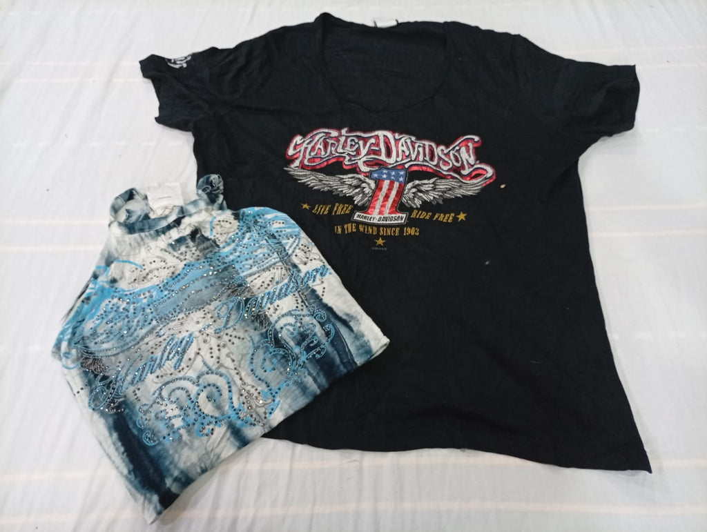 CR10536 Vintage Harley Baby Tees