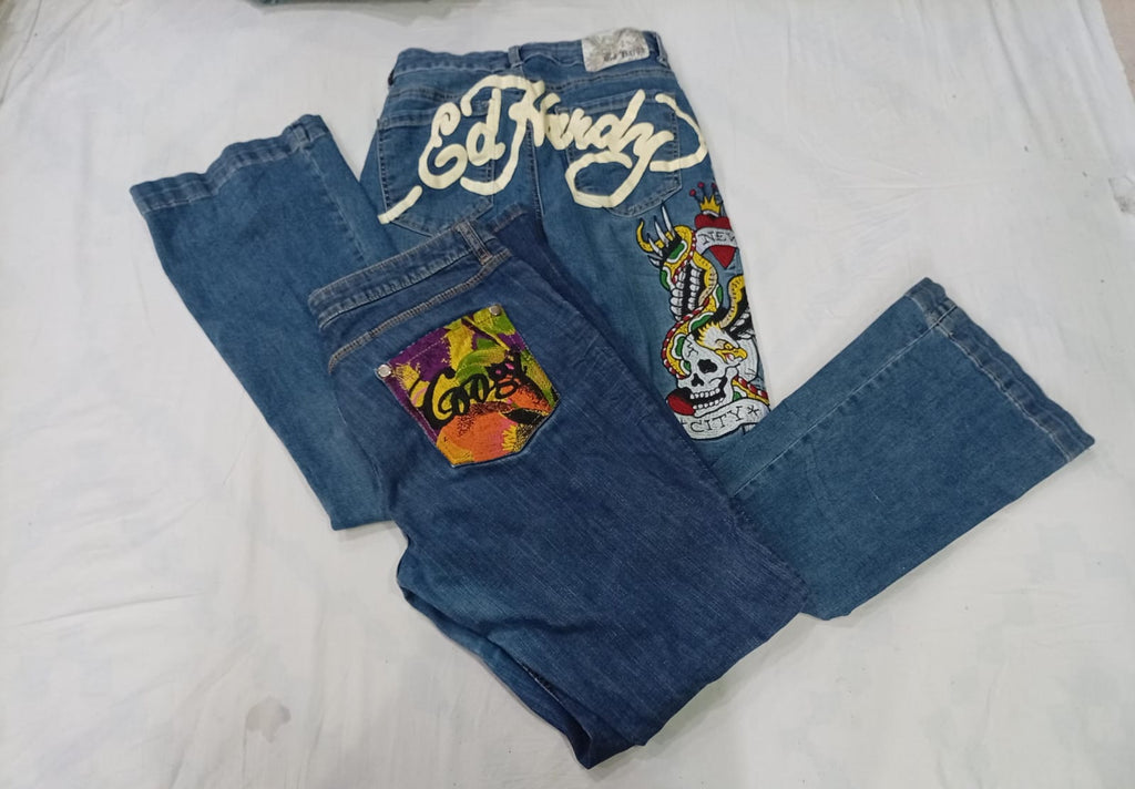 CR10384 Vintage Designer Ladies’ & Men’s Jeans Bundle
