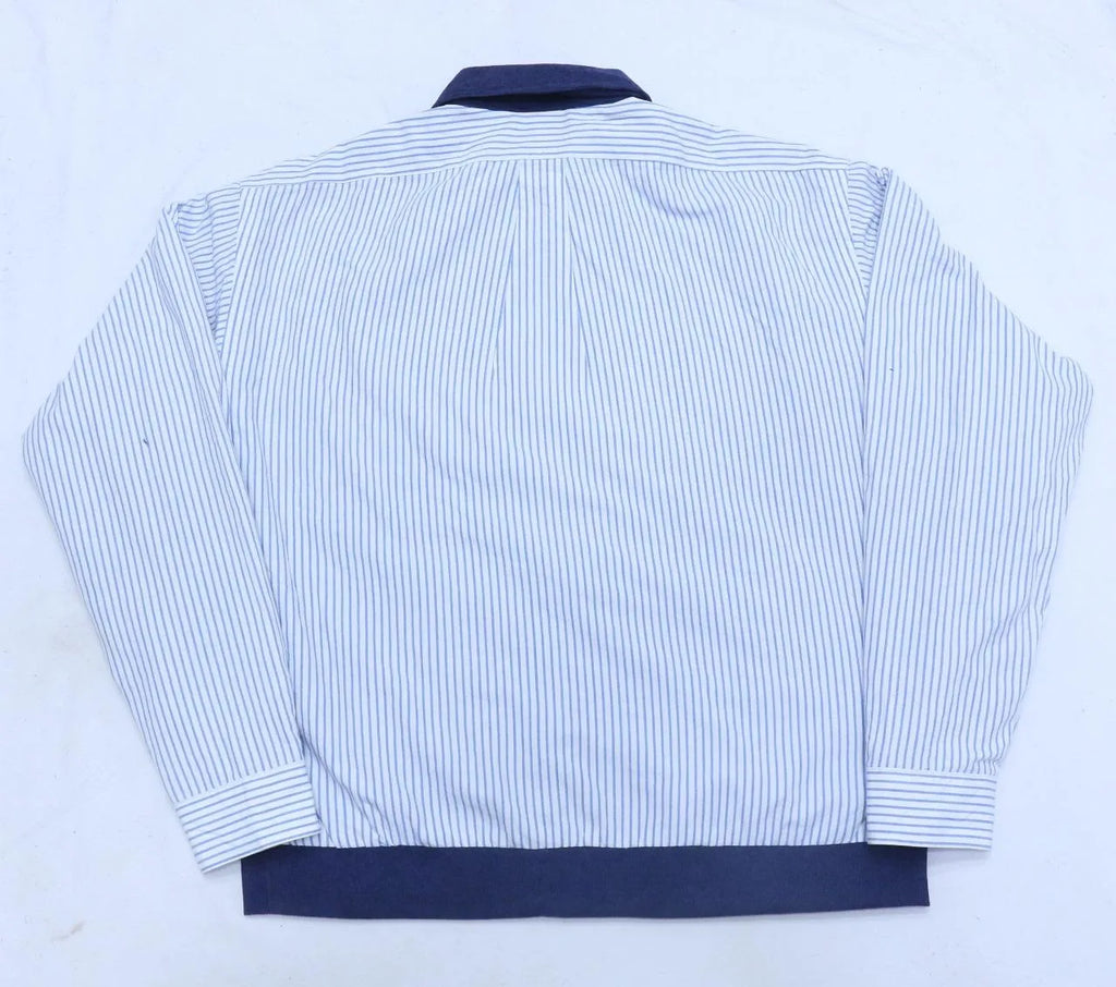 CR1001 Upcycled Polo Ralph Lauren Seersucker Harrington Jacket