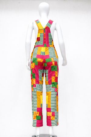 CR2115 Upcycled Patchwork Dungaree