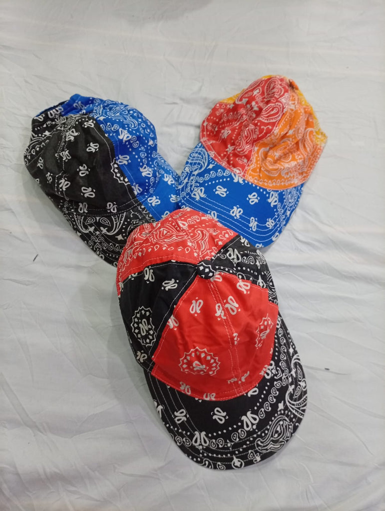 CR11018 Upcycled Bandana Caps
