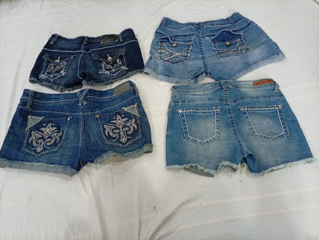 CR10898 Y2K Mini Denim Shorts