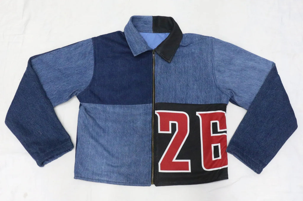 CR1418 Upcycled Denim Jacket