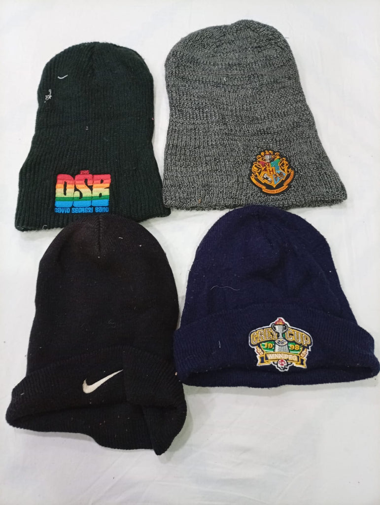 CR10357 Vintage Mix Branded Beanies