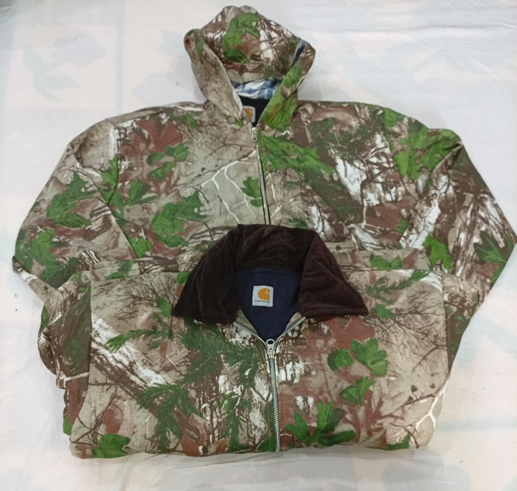 CR11254 Upcycled Carhartt Camo Hoodies and Jackets