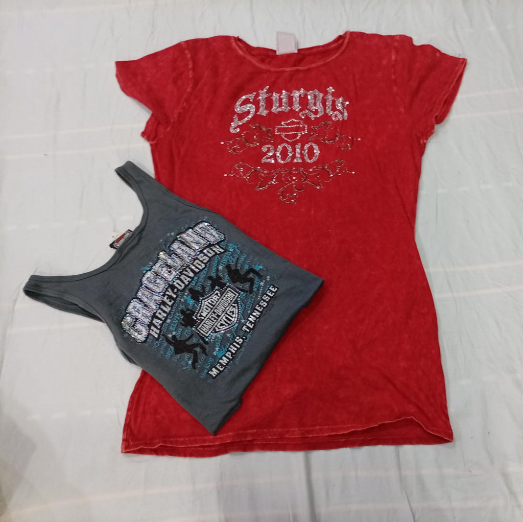 CR10499 Vintage Harley Baby Tees