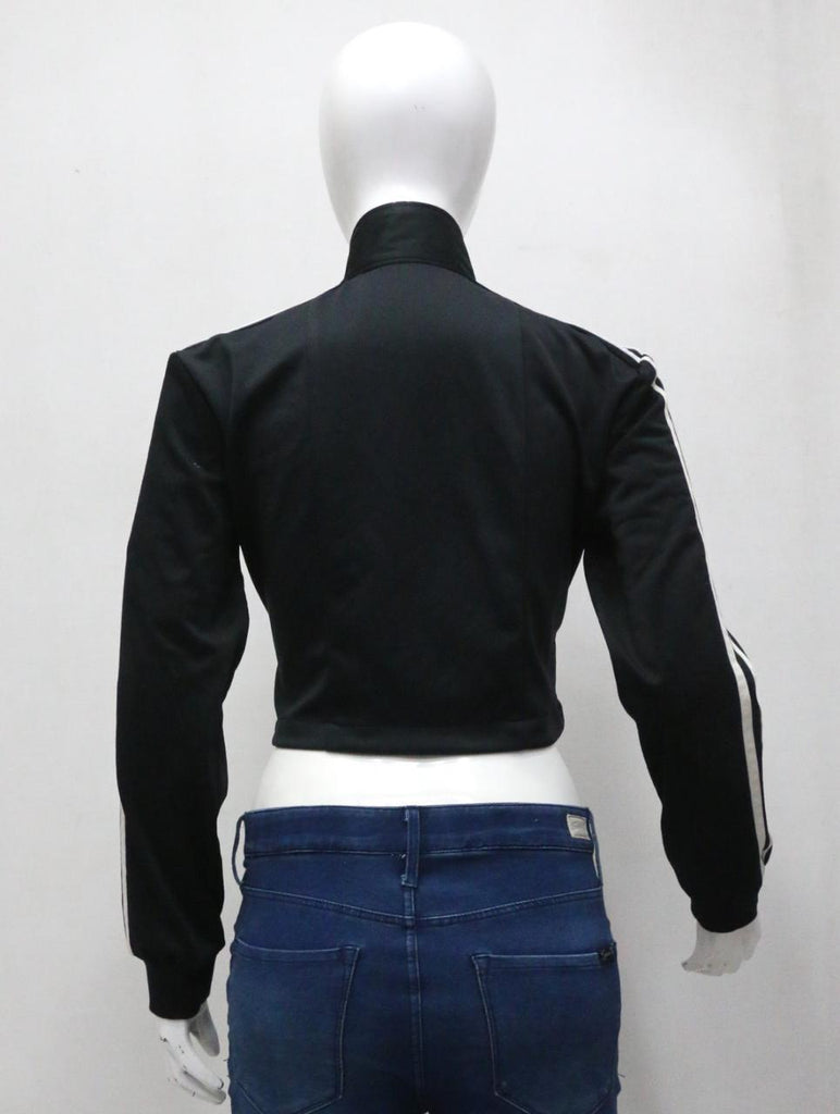 CR1873 Upcycled Sport Zip Crop Jacket