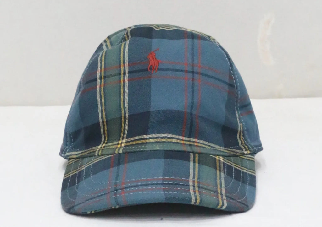 CR1490 Upcycled Plaid POLO Cap - Classic Check Pattern