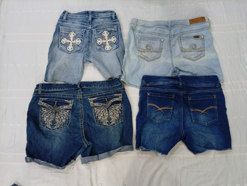 CR10467 Y2K Mini Denim Shorts