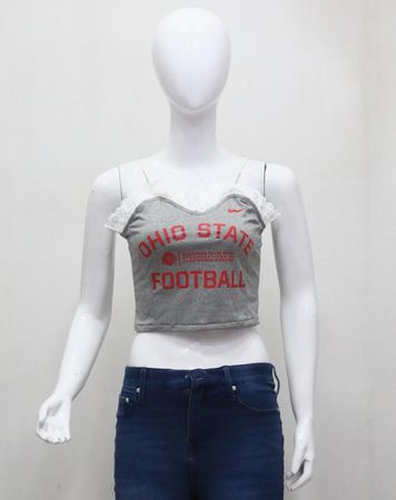 CR2110 Upcycled Graphic Crop Cami