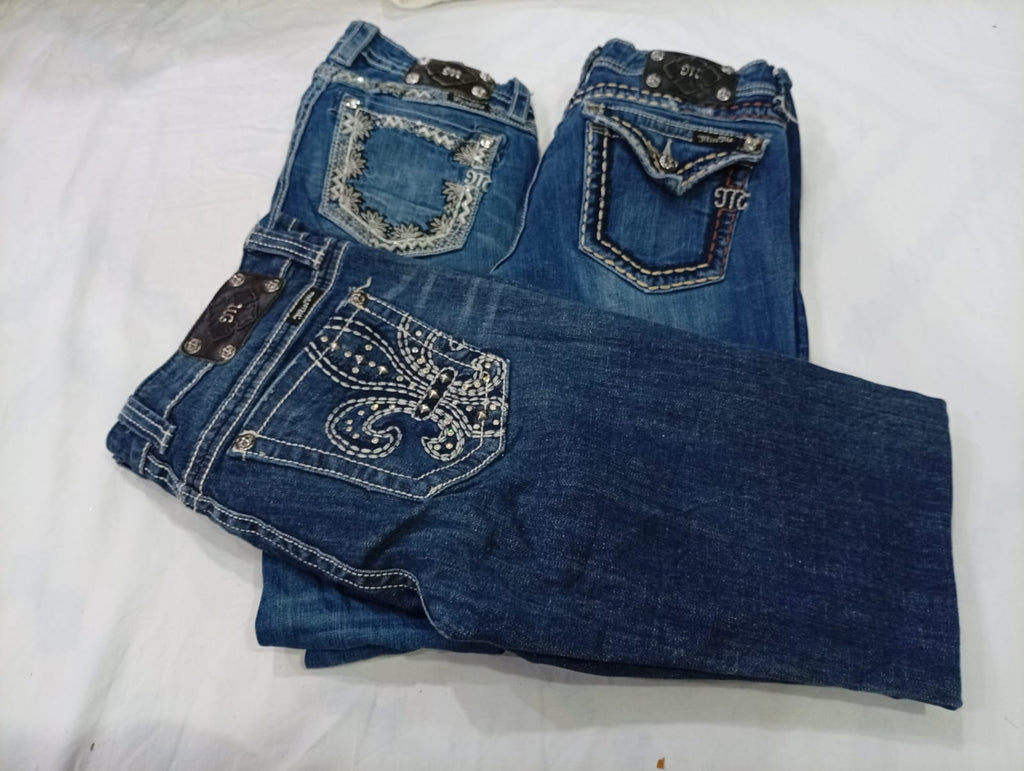 CR10332 Vintage Miss Me Flare and Straight Jeans