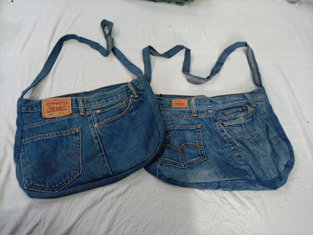 CR10834 Upcycled Levi’s Bags