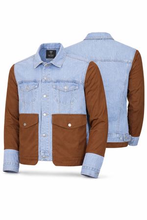 CR2121 Upcycled Dual Tone Utility Jacket
