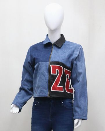 CR2106 Upcycled Denim Jacket