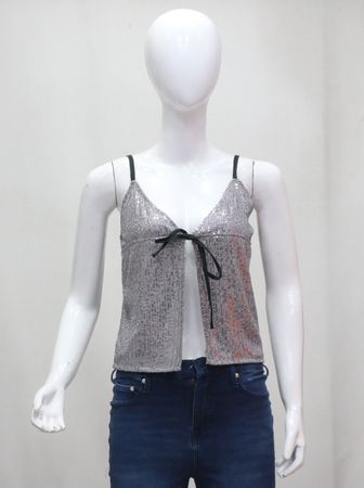 CR2127 Upcycled Sequin Camisole Top