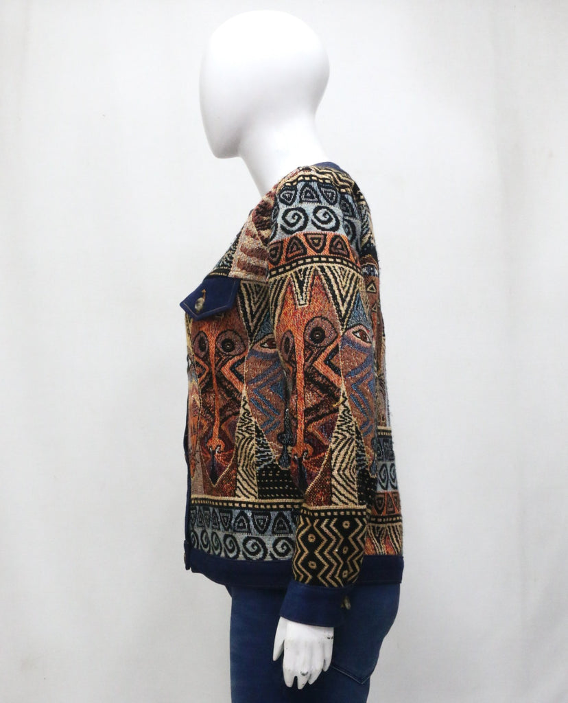 CR1875 Upcycled Tapestry Jacket