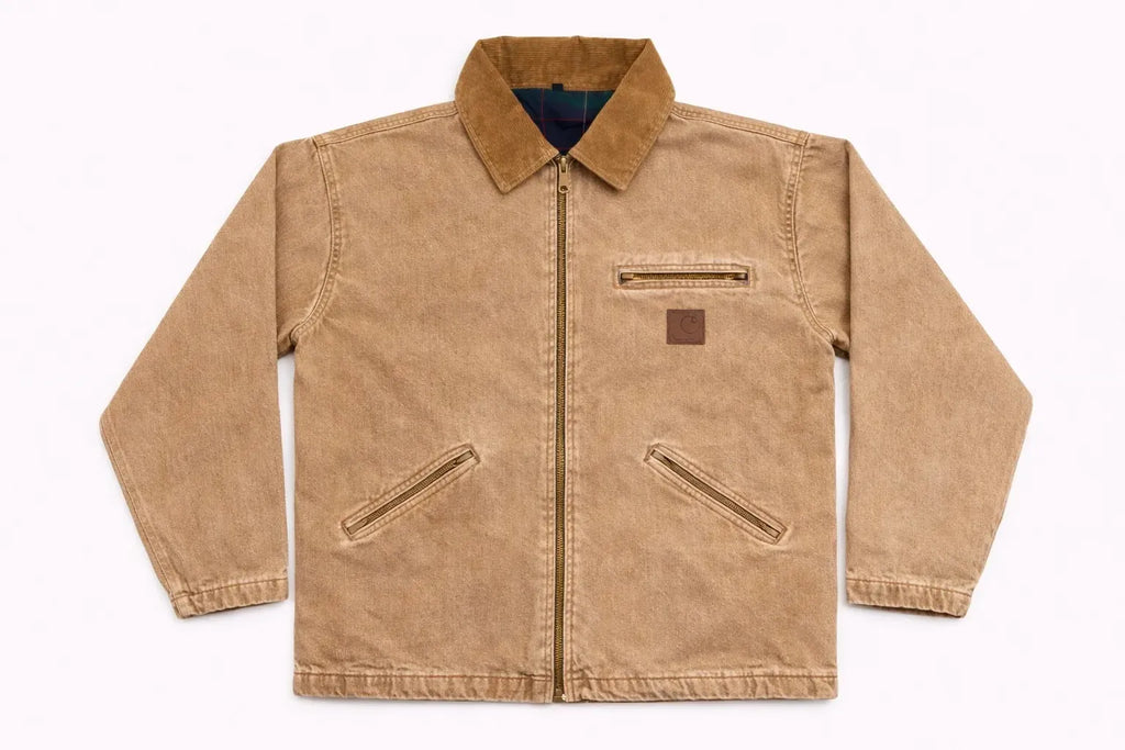 CR1206 Upcycled Carhartt Denim Jacket – Contrast Collar Series