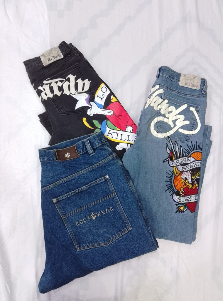 CR9745 Vintage Hip Hop Denim Jeans Bundle