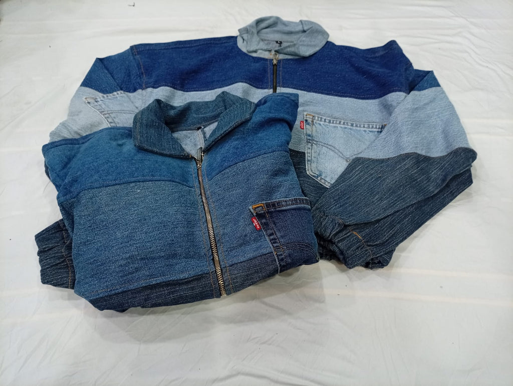 CR11141 Upcycled Levi’s Cropped Jackets
