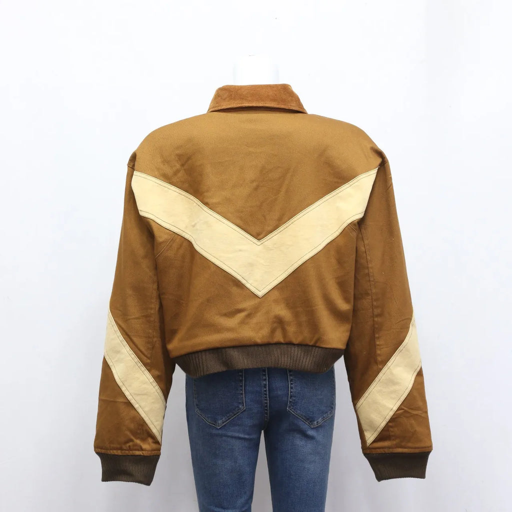 CR630 Upcycled Crop Carhartt jacket